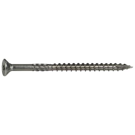 Saberdrive Deck Screw, #10 x 3 in, 18-8 Stainless Steel, Flat Head, Torx Drive, 1492 PK 51819